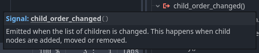 Signal child_order_changed